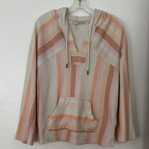 Roxy Women's Striped Hoodie Sweater